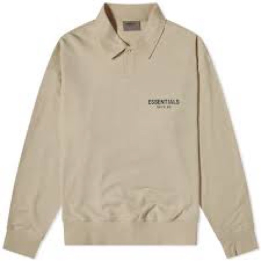 Fear of God Essentials Cotton
Jersey Long Sleeve Polo/Cotton
Blend Sweatpants